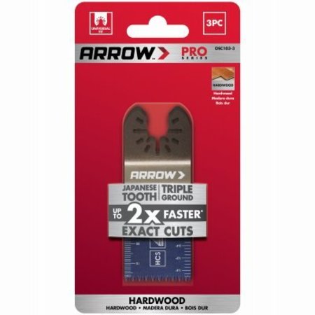 ARROW FASTENER 3PC 1516 Japan Blade, 3PK OSC103-3